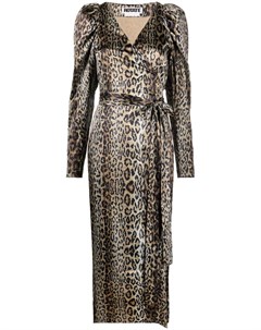 Платье Bridget с запахом и леопардовым принтом Rotate