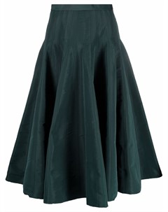 Плиссированная юбка из тафты Alexander mcqueen