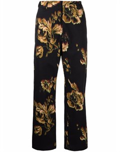 Прямые брюки с цветочным принтом Paul smith