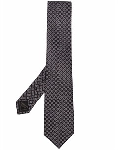 Шелковый галстук с узором пейсли Brioni