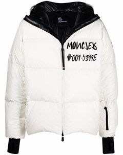 Пуховик с логотипом Moncler grenoble