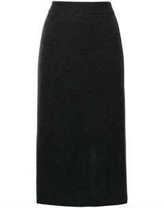Кашемировая юбка с открытыми швами N.peal