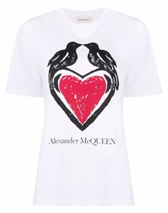 Футболка с графичным принтом Alexander mcqueen