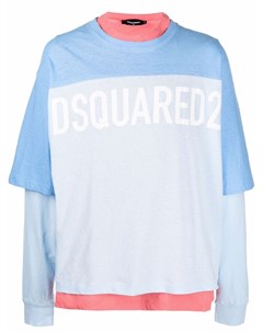Многослойная футболка с логотипом Dsquared2