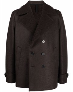 Двубортное шерстяное пальто Harris wharf london