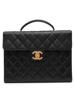 Стеганый портфель 1997 го года с логотипом CC Chanel pre-owned