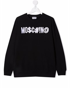 Толстовка с логотипом Moschino kids