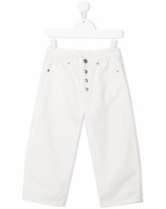 Прямые джинсы с завышенной талией Mm6 maison margiela kids