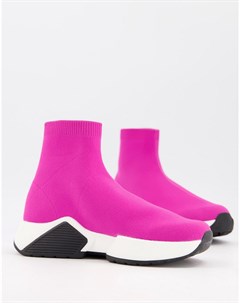 Розовые кроссовки носки Della Asos design