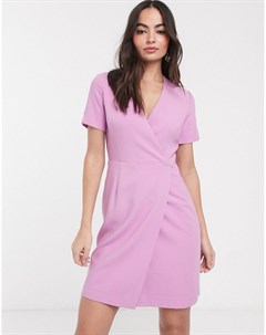 Розовое платье с запахом French connection