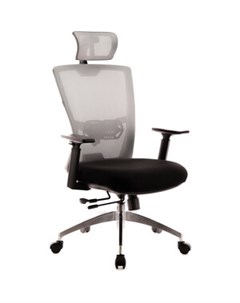 Эргономичное кресло Polo S сетка серый Everprof