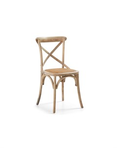 Деревянный стул silea коричневый 50x88x52 см La forma