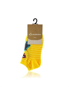 Детские носки Kids KS 0020 Кот на желтом р 16 Socksberry