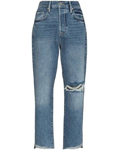 Укороченные джинсы Le Original с прорезью Frame