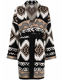 Кардиган пальто с геометричным принтом Woolrich