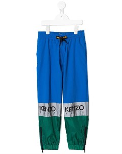 Спортивные брюки в стиле колор блок Kenzo kids