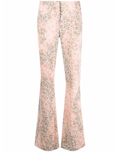 Расклешенные брюки с цветочным принтом Acne studios