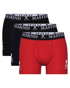 Комплект из трех боксеров с логотипом Mastermind japan