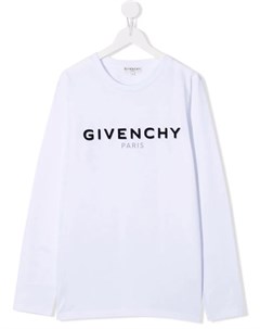 Топ с длинными рукавами и логотипом Givenchy kids