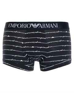 Боксеры в полоску с логотипом Emporio armani