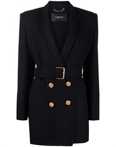 Двубортное пальто на пуговицах Versace