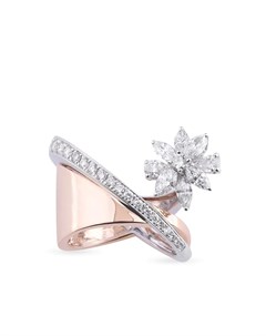 Кольцо из белого и розового золота с бриллиантами Yeprem