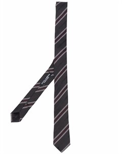 Шелковый галстук в диагональную полоску Dolce&gabbana