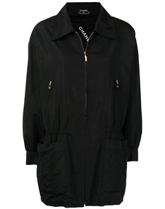 Стеганое пальто на молнии Chanel pre-owned