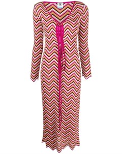 Платье миди с узором зигзаг M missoni