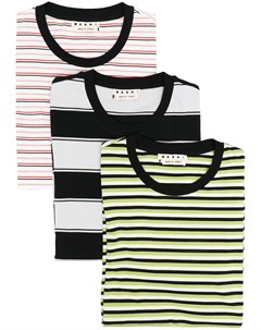 Комплект из трех футболок в полоску Marni