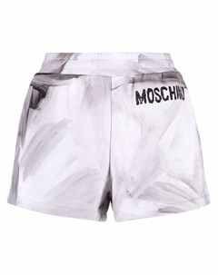 Спортивные шорты с абстрактным принтом Moschino