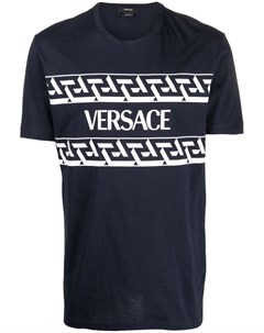 Футболка с логотипом Greca Versace