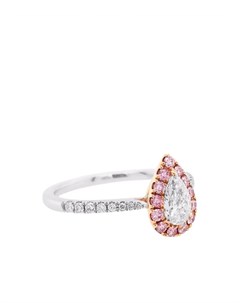 Кольцо Argyle Pink из белого золота с бриллиантами Hyt jewelry