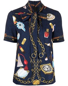 Блузка с вышивкой Boutique moschino