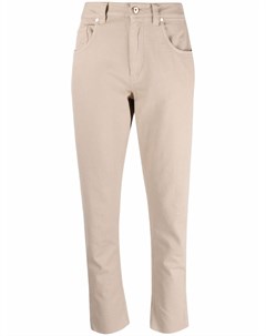 Укороченные брюки с карманами Brunello cucinelli