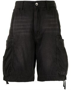 Джинсовые шорты с накладным карманом Five cm