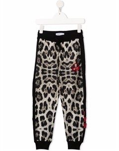 Спортивные брюки с леопардовым принтом John richmond junior