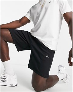 Черные шорты для дома с маленьким логотипом adidas Training Adidas performance