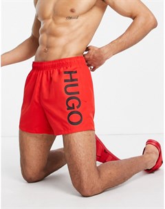 Красные шорты для плавания HUGO Abas Hugo bodywear