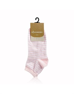 Детские носки Kids KS 0017 Белые полосы на розовом р 22 Socksberry