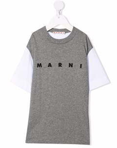 Футболка с логотипом Marni kids