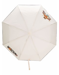Зонт с ручкой Teddy Bear и логотипом Moschino