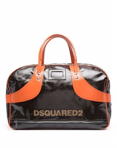 Дорожная сумка на молнии с логотипом Dsquared2