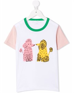 Футболка с принтом Doodle Poodles Stella mccartney kids