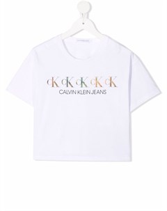 Футболка с логотипом Calvin klein kids