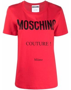 Футболка с логотипом Moschino