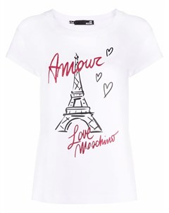 Футболка Amour Tour Eiffel Love moschino