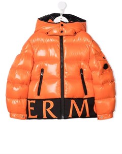 Пуховик с логотипом Moncler enfant