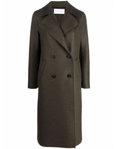 Двубортное пальто строгого кроя Harris wharf london