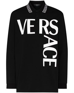 Рубашка поло с логотипом Versace